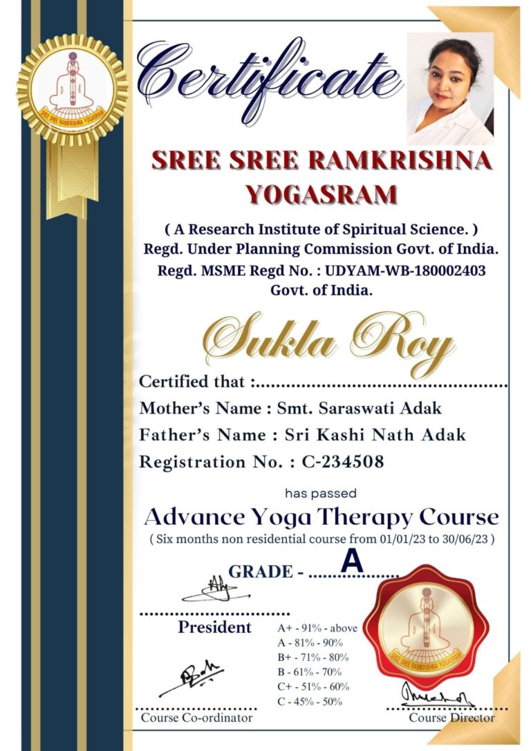 advanced yoga therapy course certificate3